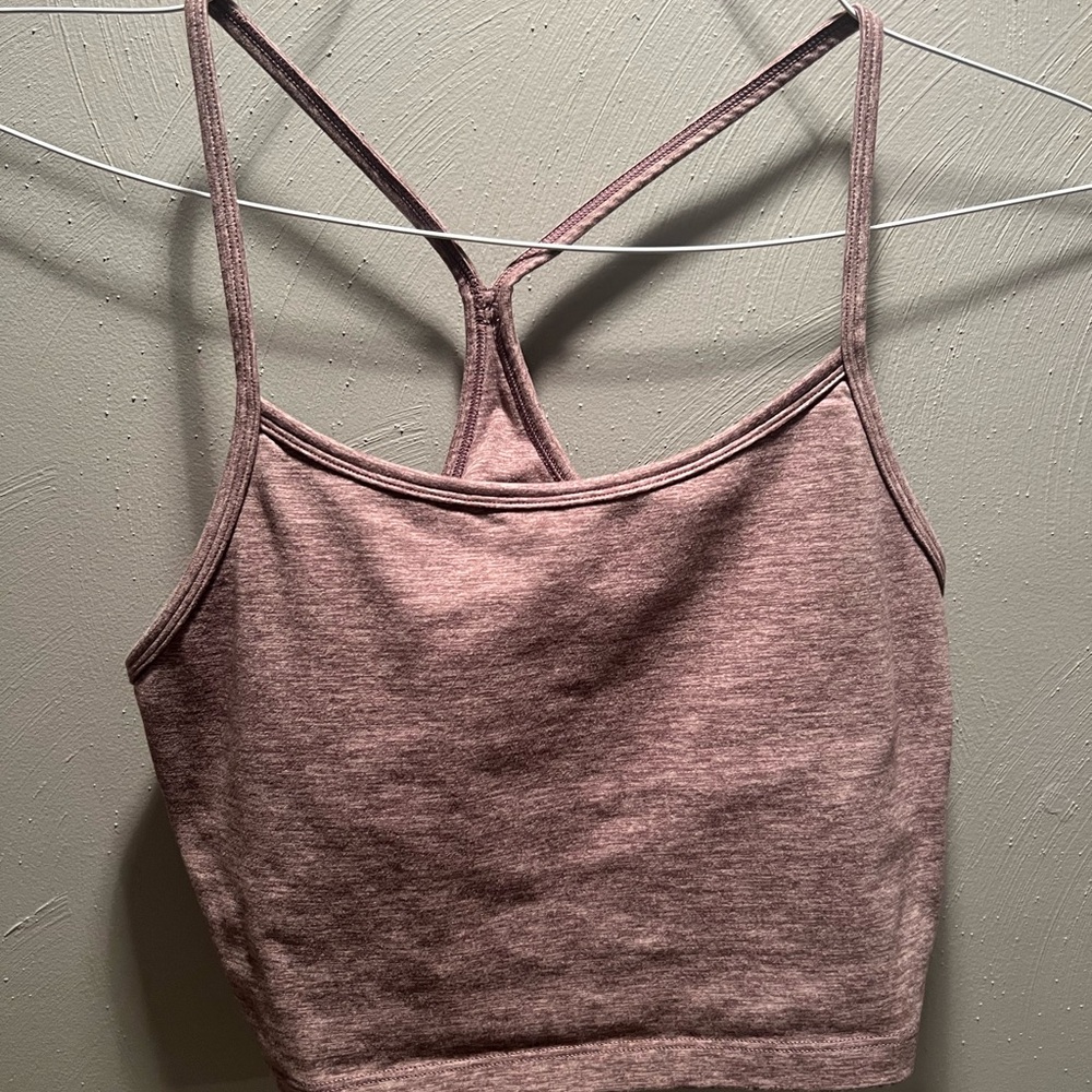 Brown sports bra